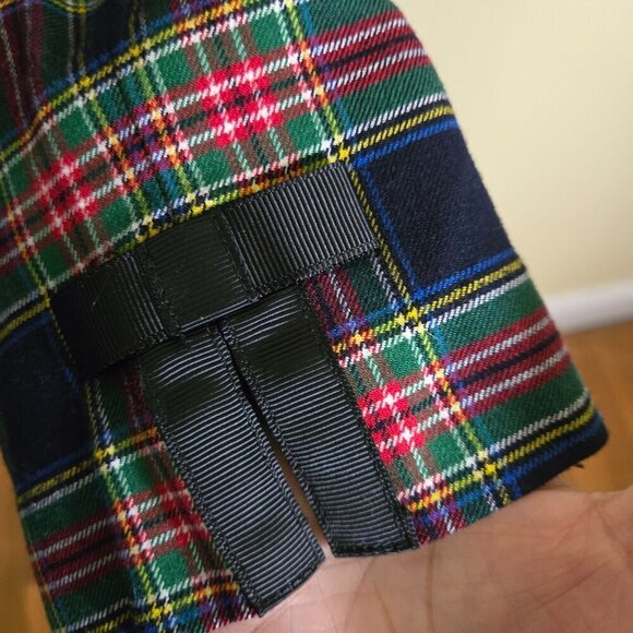 Talbots Celebrating Plaid Blue Green Red Wool Blend Ankle Pants Size 16p - Picture 3 of 7